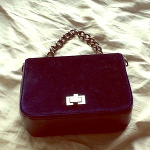 minelli velvet clutch